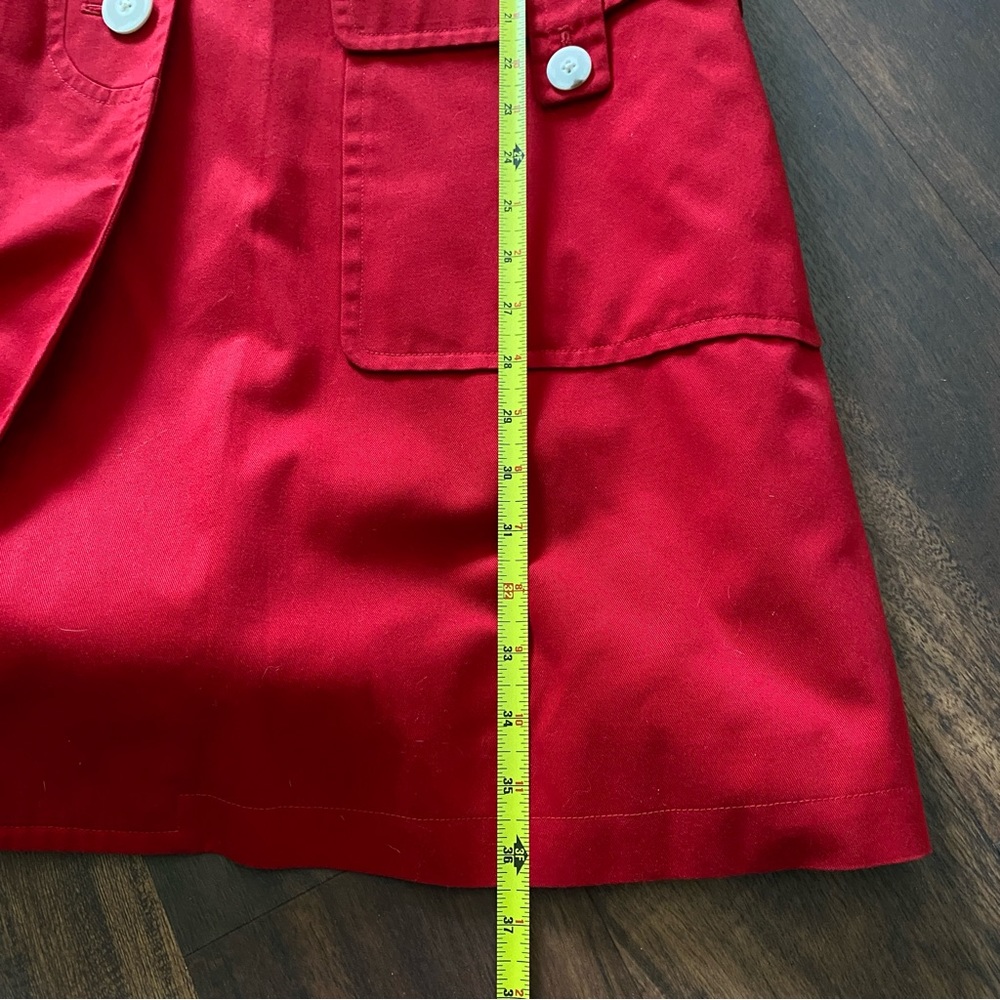 Pendleton Lightweight Long Blazer Jacket Red Size… - image 5